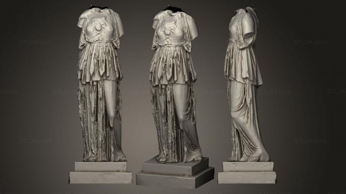 Статуи античные и исторические (Афина, STKA_0753) 3D модель для ЧПУ станка
